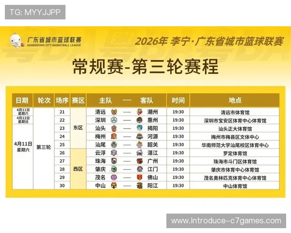 2026年广东省超级联赛全程赛程安排与赛事亮点分析